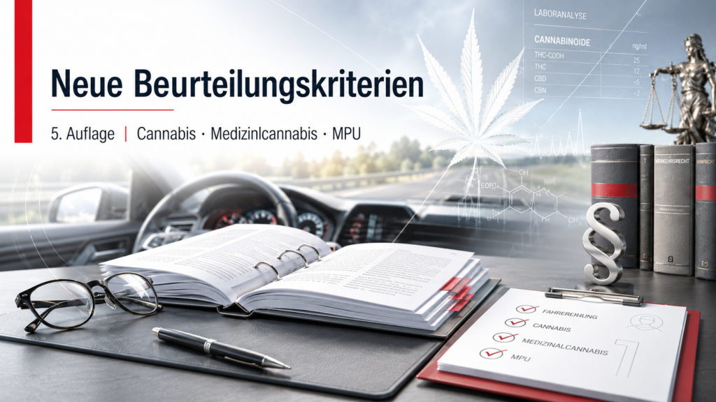 Neue Beurteilungskriterien zur Fahreignungsbegutachtung: Was die 5. Auflage für Cannabis, Medizinalcannabis und MPU bedeutet